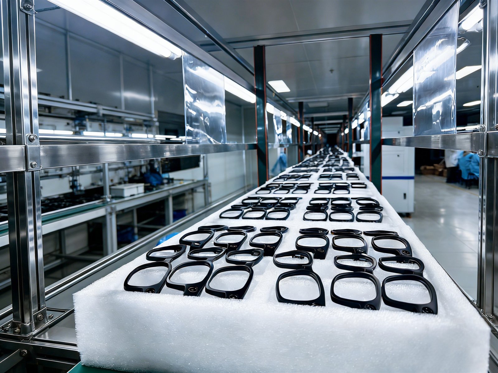 SmartXY class-10,000 clean-room smart glasses production line in Dongguan