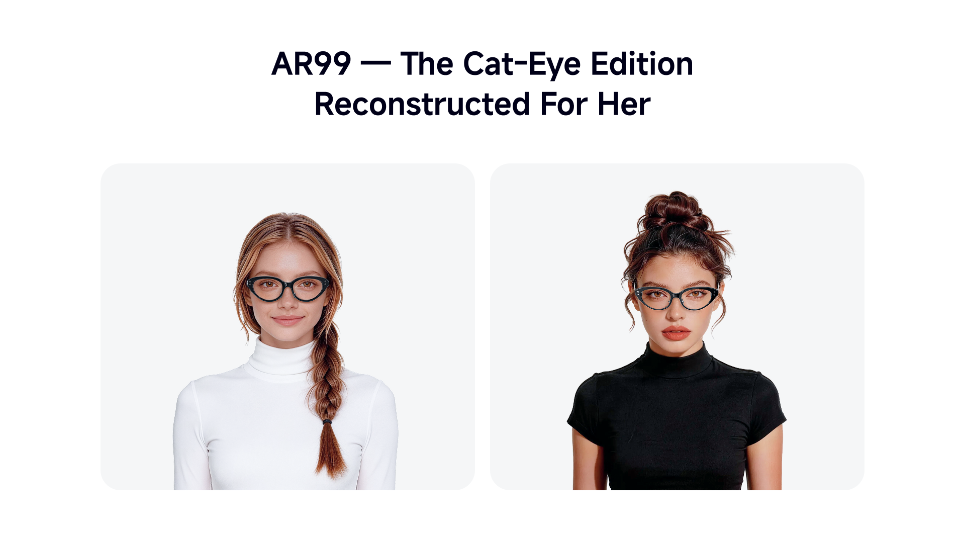 AR99-MY female ergonomic smart eyewear design