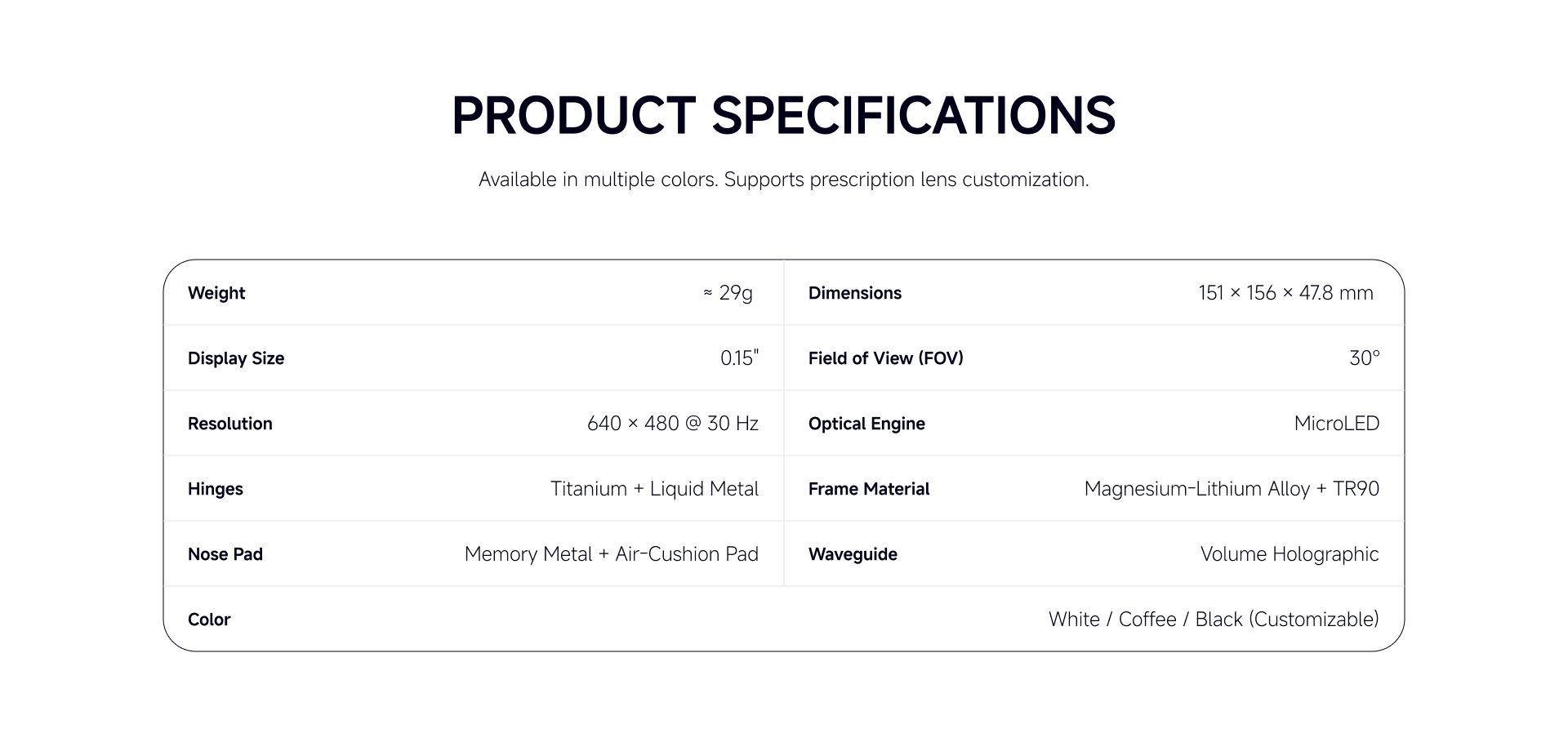 AR99-MY product specifications image