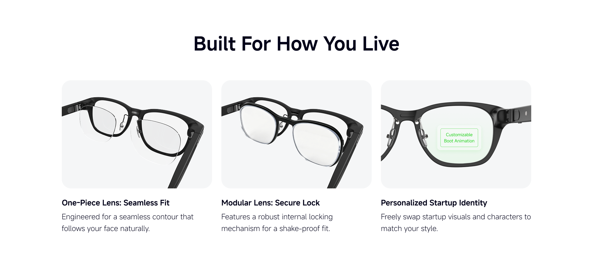 AR99 no-camera AR glasses product specifications