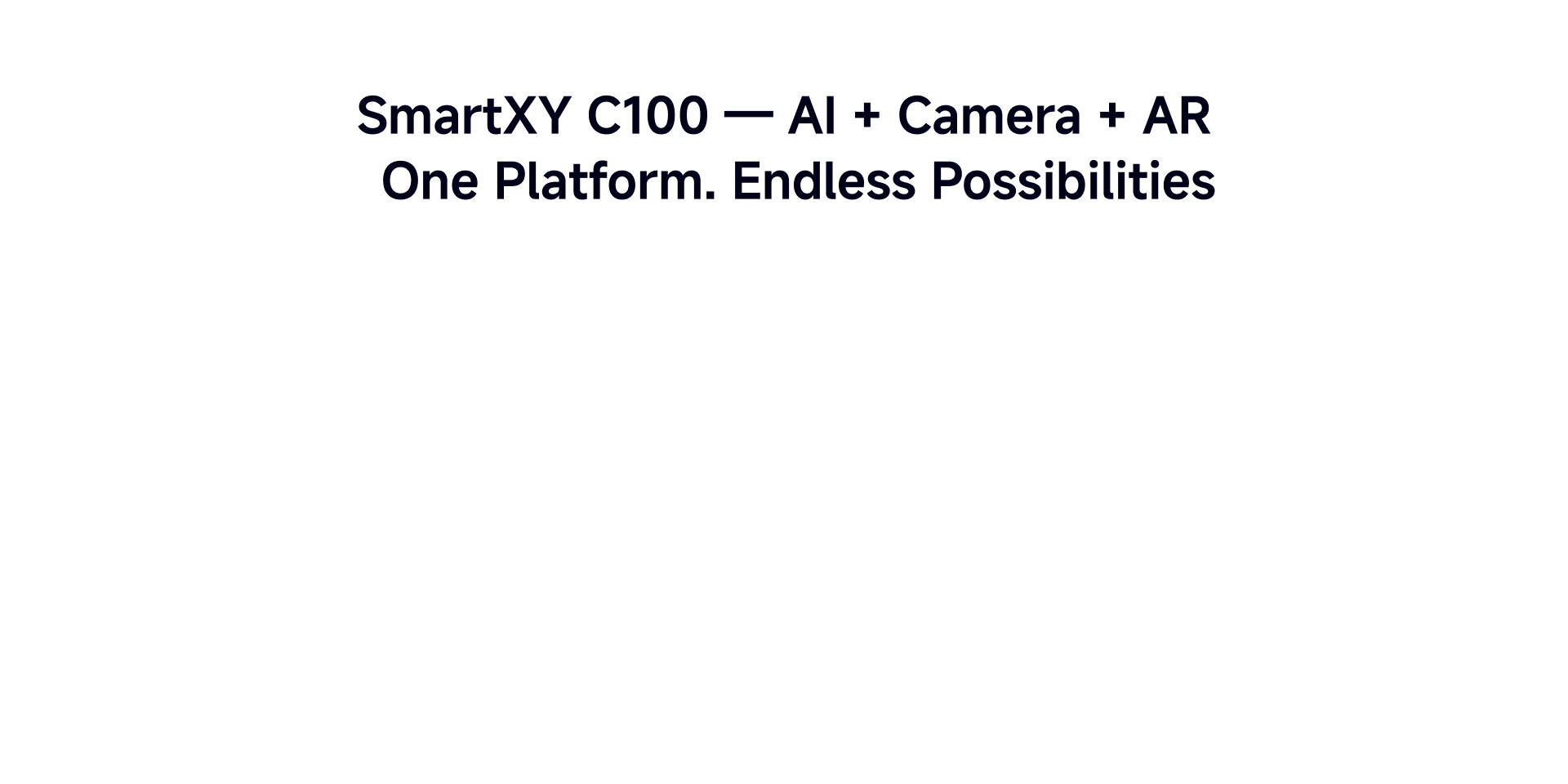 C100 flagship AI AR smart glasses hero