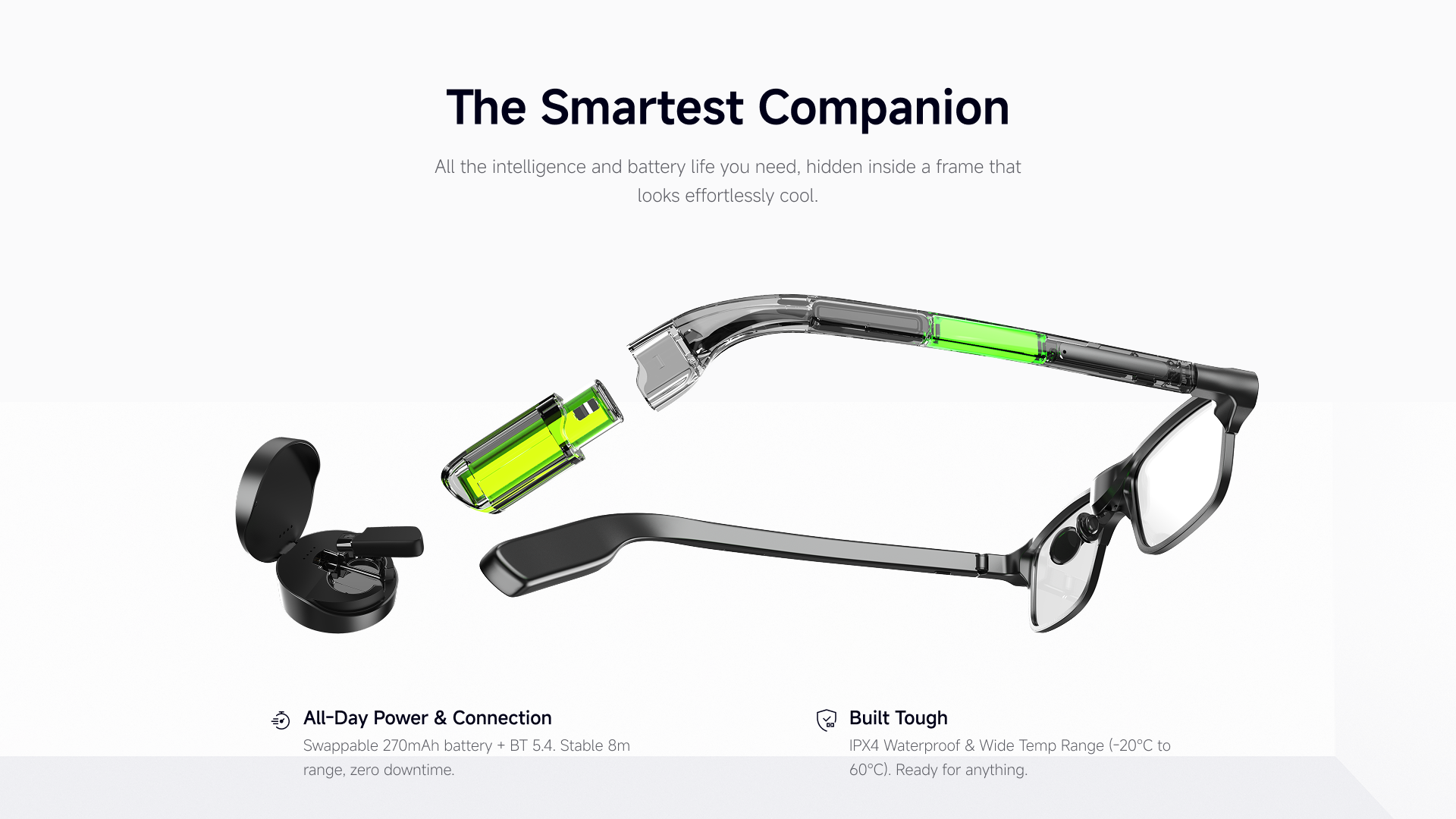 C100 premium consumer smart eyewear adaptation