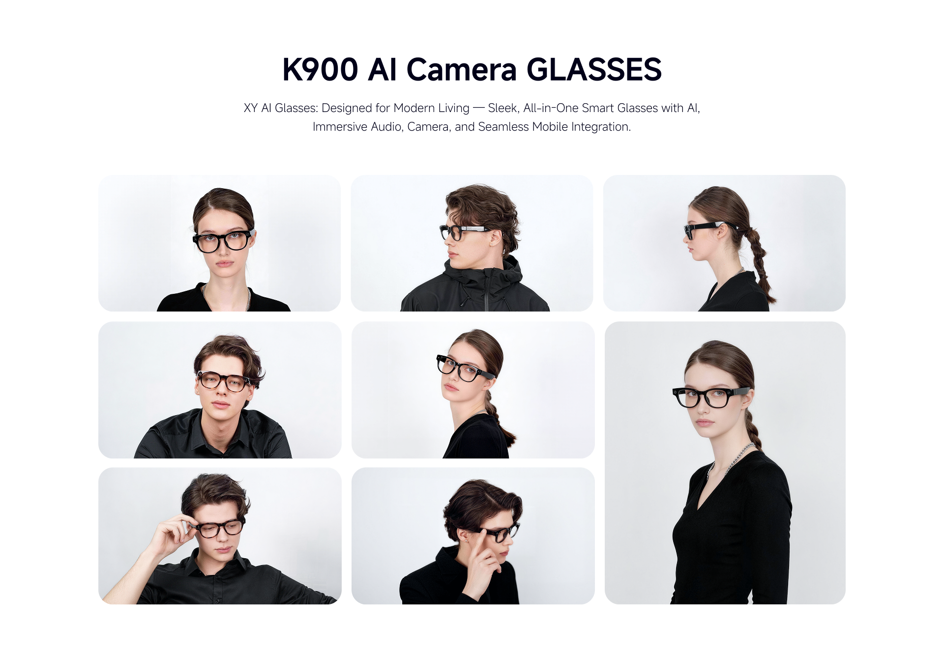 K900 AI Camera Glasses section 01