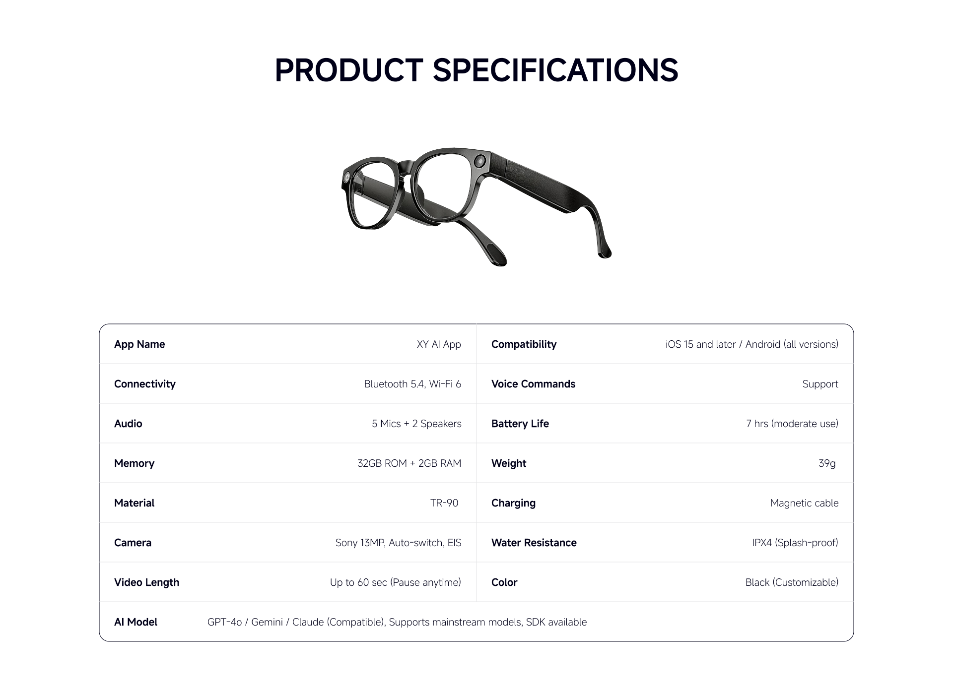 K900 AI Camera Glasses section 12